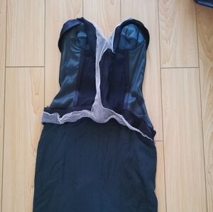 corset Stella McCartney vintage green silk bodycon dress Xs 2